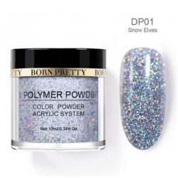 Дипинг Пудра BORN PRETTY 10ml DP01 snow elwes
